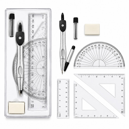 Teilig zirkel set geometrie - 7,