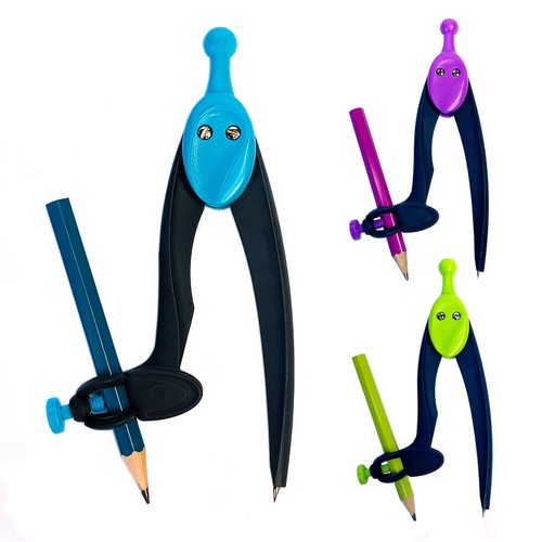 Zirkel mit stifthalter und - stifthalter,
